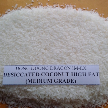 Desiccated coconut medium grade